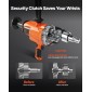 VEVOR Diamond Core Drilling Machine, 20-160 mm Diameter Drilling, Handheld Dry and Wet Concrete Core Drill Rig with 4 Drill Bits, 0-1800RPM Variable Speed, UNC1 1/4-7, for Concrete Brick Stone, 2000W