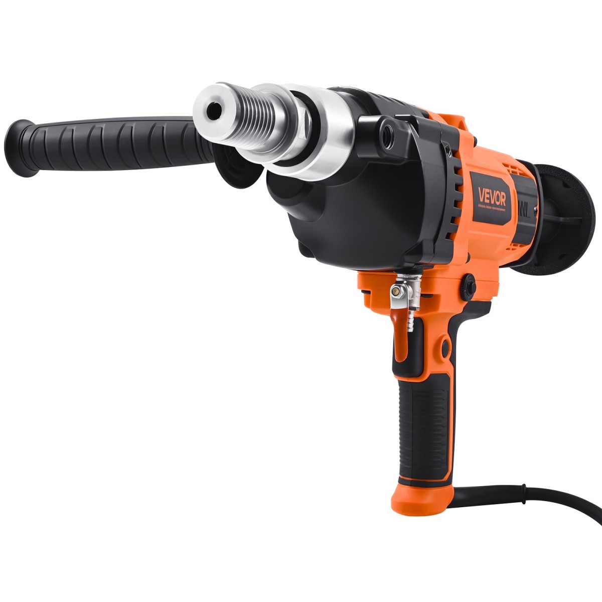 VEVOR Diamond Core Drilling Machine, 20-160 mm Diameter Drilling, Handheld Dry and Wet Concrete Core Drill Rig with 4 Drill Bits, 0-1800RPM Variable Speed, UNC1 1/4-7, for Concrete Brick Stone, 2000W