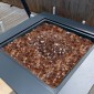 VEVOR Fire Glass, 10 LBS / 4,5 KG Βράχοι τζακιού ανθεκτικοί σε υψηλή θερμοκρασία, 1/4 ίντσας / 6,35 mm Reflective & Smokeless Firepit Glass Rock, High Luster Stone Landscaping for Fire Pit Table, Copper