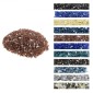 VEVOR Fire Glass, 10 LBS / 4,5 KG Βράχοι τζακιού ανθεκτικοί σε υψηλή θερμοκρασία, 1/4 ίντσας / 6,35 mm Reflective & Smokeless Firepit Glass Rock, High Luster Stone Landscaping for Fire Pit Table, Copper