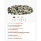 VEVOR Fire Glass, 10 LBS / 4,5 KG Ανθεκτικά σε υψηλές θερμοκρασίες πέτρες τζακιού, 1/2 ίντσας / 12,7 mm Reflektive Firepit Glass Rock, High Luster Stone Landscaping for Fire Pit table, Copper + Clear + Gold
