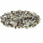 VEVOR Fire Glass, 10 LBS / 4,5 KG Ανθεκτικά σε υψηλές θερμοκρασίες πέτρες τζακιού, 1/2 ίντσας / 12,7 mm Reflektive Firepit Glass Rock, High Luster Stone Landscaping for Fire Pit table, Copper + Clear + Gold