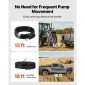 Αντλία μεταφοράς καυσίμου VEVOR, 12V DC 61 L/min (16 GPM) 186 W (1/4 HP) Αντλία ντίζελ, αντλίες εξαγωγής με χειροκίνητο ακροφύσιο, σωλήνα εκκένωσης και σωλήνα αναρρόφησης, για βενζίνη, ντίζελ, κηροζίνη, μείγματα αιθανόλης-μεθανόλης και βιολογικά