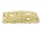 VEVOR Fire Glass, 10 LBS / 4,5 KG Βράχοι τζακιού ανθεκτικοί σε υψηλές θερμοκρασίες, 1/2 ίντσας / 12,7 mm ανακλαστικός & άκαπνος γυάλινος βράχος, πέτρα υψηλής λάμψης εξωραϊσμού για τραπέζι πυρκαγιάς, χρυσός