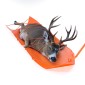 VEVOR Deer Drag Sled, 185 x 58 cm, 250 kg Heavy Duty Yard Utility Sled, Ανθεκτικό στο σχίσιμο PE Drag Glider Mat με σχοινιά & λαβή, Thickened Game Hauler για Καυσόξυλα Ψάρεμα στον Πάγο Κυνήγι