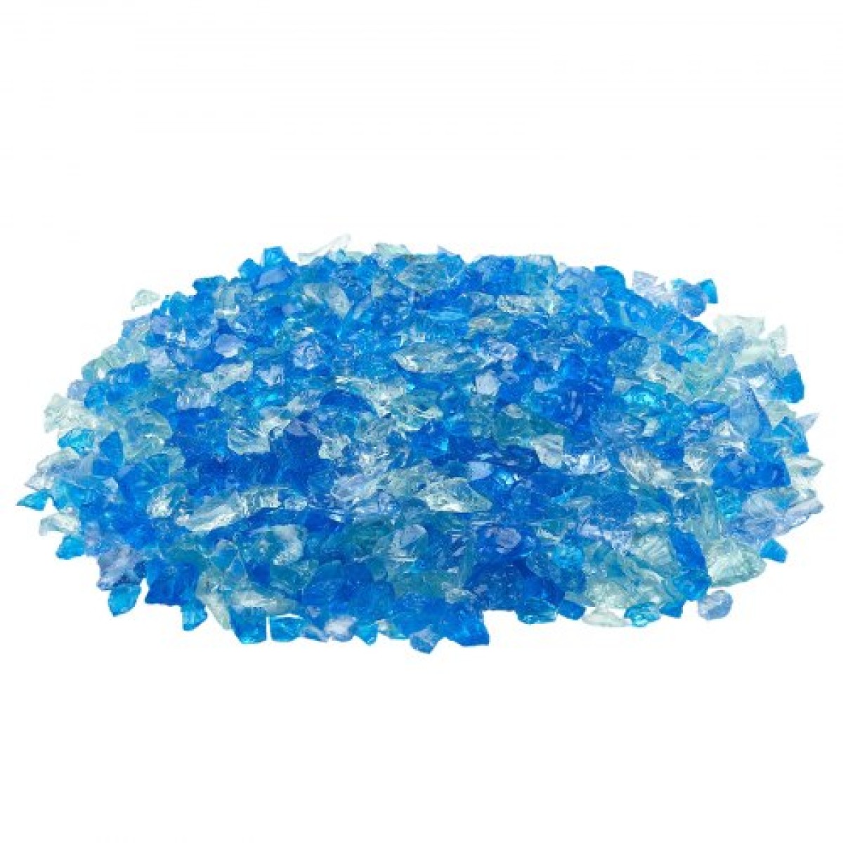 VEVOR Fire Glass, 10 LBS / 4,5 KG Τζάκι Rocks, 3/4-Inch / 19,05 mm Reflective Firepit Glass Rock, High Luster Stone Landscaping for Fire Pit Table, Aqua Blue + Caribbean Blue + Aqua Green