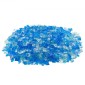 VEVOR Fire Glass, 10 LBS / 4,5 KG Τζάκι Rocks, 3/4-Inch / 19,05 mm Reflective Firepit Glass Rock, High Luster Stone Landscaping for Fire Pit Table, Aqua Blue + Caribbean Blue + Aqua Green