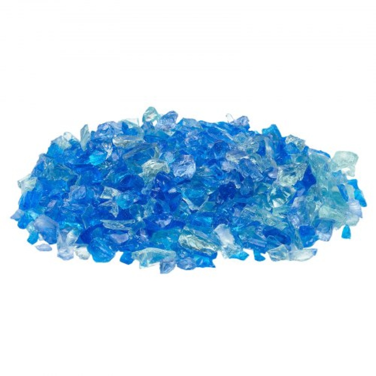 VEVOR Fire Glass, 10 LBS / 4,5 KG Τζάκι Rocks, 3/4-Inch / 19,05 mm Reflective Firepit Glass Rock, High Luster Stone Landscaping for Fire Pit Table, Aqua Blue + Caribbean Blue + Aqua Green