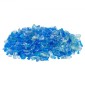 VEVOR Fire Glass, 10 LBS / 4,5 KG Τζάκι Rocks, 3/4-Inch / 19,05 mm Reflective Firepit Glass Rock, High Luster Stone Landscaping for Fire Pit Table, Aqua Blue + Caribbean Blue + Aqua Green