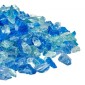 VEVOR Fire Glass, 10 LBS / 4,5 KG Τζάκι Rocks, 3/4-Inch / 19,05 mm Reflective Firepit Glass Rock, High Luster Stone Landscaping for Fire Pit Table, Aqua Blue + Caribbean Blue + Aqua Green