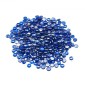 VEVOR Fire Glass, 10LBS/4,5KG Βράχοι τζακιού ανθεκτικοί σε υψηλές θερμοκρασίες, 3/4-ιντσών / 19,05 mm αντανακλαστικές & άκαπνες γυάλινες χάντρες, πέτρινο τοπίο υψηλής λάμψης για τραπέζι πυρκαγιάς, μπλε κοβαλτίου