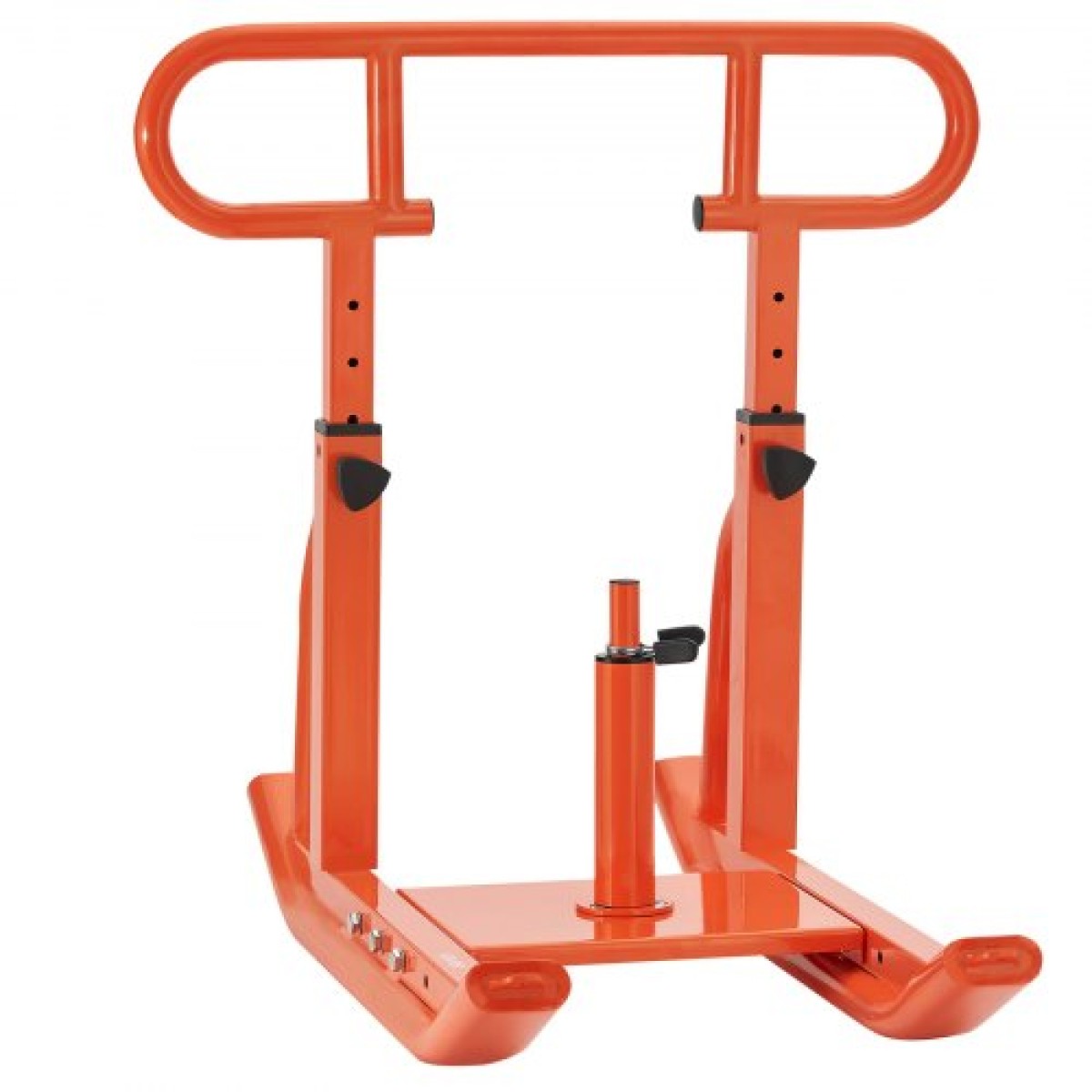 VEVOR Weight Sled, Steel Power Sled, Fitness Training Sleds for Athletic Exercise Improvement Speed, Εξοπλισμός προπόνησης με ρυθμιζόμενη λαβή ύψους, συμβατό με πλάκες βάρους 25/51 mm, πορτοκαλί
