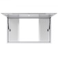Παράθυρο παραχώρησης VEVOR 152x92 cm, Παράθυρο σέρβις από κράμα αλουμινίου για φορτηγό τροφίμων, παράθυρο σερβιρίσματος έως και 85 μοιρών με 4 συρόμενα παράθυρα, τέντα πόρτα και γάντζο, για ρυμουλκούμενα παραχώρησης