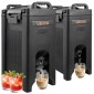 VEVOR Insulated Beverage Dispenser, 5 Gal/19L Server για ζεστά και κρύα ποτά με Spigot & Handle, Food-Grade Thermal Drink Dispenser Cooler for Tea Coffee Water in Cafes & Restaurants, 2 Pack, Black