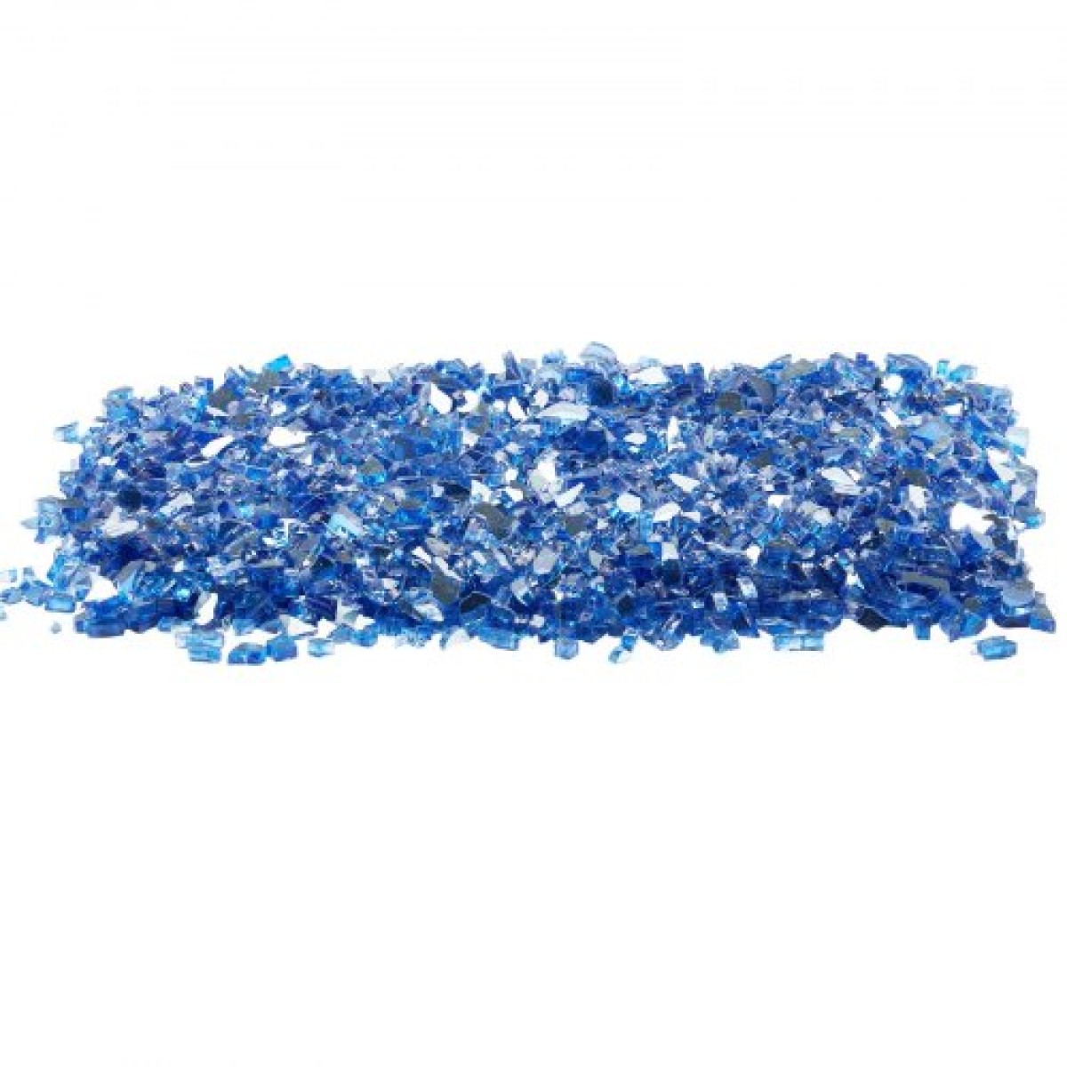 VEVOR Fire Glass, 10LBS / 4,5KG Βράχοι τζακιού ανθεκτικοί σε υψηλές θερμοκρασίες, 1/4 ίντσας / 6,35 mm Reflektive & Smokeless Firepit Glass Rock, High Luster Stone Landscaping for Fire Pit Table, Cobalt Blue