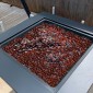 VEVOR Fire Glass, 10LBS / 4,5KG Βράχοι τζακιού ανθεκτικοί σε υψηλές θερμοκρασίες, 3/4 ίντσες / 19,05 mm αντανακλαστικές και άκαπνες γυάλινες χάντρες, πέτρινο τοπίο υψηλής λάμψης για τραπέζι πυρκαγιάς, πλούσιο πορτοκαλί