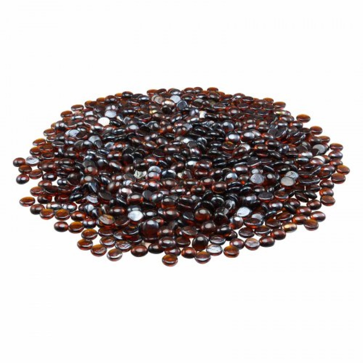 VEVOR Fire Glass, 10LBS / 4,5KG Βράχοι τζακιού ανθεκτικοί σε υψηλές θερμοκρασίες, 3/4 ίντσες / 19,05 mm αντανακλαστικές και άκαπνες γυάλινες χάντρες, πέτρινο τοπίο υψηλής λάμψης για τραπέζι πυρκαγιάς, πλούσιο πορτοκαλί