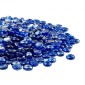 VEVOR Fire Glass, 20LBS / 9KG Βράχοι τζακιού ανθεκτικοί σε υψηλές θερμοκρασίες, 3/4 ίντσες / 19,05 mm αντανακλαστικές και άκαπνες γυάλινες χάντρες Firepit, πέτρινο τοπίο υψηλής λάμψης για τραπέζι πυρκαγιάς, μπλε κοβαλτίου