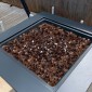 VEVOR Fire Glass, 20 LBS / 9,0 KG Βράχοι τζακιού ανθεκτικοί σε υψηλές θερμοκρασίες, 1/2 ίντσας / 12,7 mm Ανακλαστικός και χωρίς καπνό Firepit Glass Rock, High Luster Stone Landscaping for Fire Pit Table, Copper