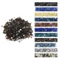 VEVOR Fire Glass, 20 LBS / 9,0 KG Βράχοι τζακιού ανθεκτικοί σε υψηλές θερμοκρασίες, 1/2 ίντσας / 12,7 mm Ανακλαστικός και χωρίς καπνό Firepit Glass Rock, High Luster Stone Landscaping for Fire Pit Table, Copper