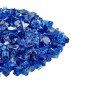 VEVOR Fire Glass, 35LBS / 15,88KG Βράχοι τζακιού ανθεκτικοί σε υψηλές θερμοκρασίες, 1/2 ίντσας / 12,7mm Reflective & Smokeless Firepit Glass Rock, High Luster Stone Landscaping for Fire Pit Table, Cobalt Blue