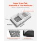 VEVOR Dog Whelping Box, 1,86x0,97x0,5 m, Πλαστικό στυλό για σκύλους με ρυθμιζόμενο ύψος πόρτας, παρκοκρέβατο κουταβιών με αδιάβροχο μαξιλάρι κατούρησης, εύκολο στο καθάρισμα, ανθεκτικό σετ γέννησης κατοικίδιων εσωτερικού χώρου για σκύλους μεσαίου μεγέθους