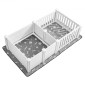 VEVOR Dog Whelping Box, 1,86x0,97x0,5 m, Πλαστικό στυλό για σκύλους με ρυθμιζόμενο ύψος πόρτας, παρκοκρέβατο κουταβιών με αδιάβροχο μαξιλάρι κατούρησης, εύκολο στο καθάρισμα, ανθεκτικό σετ γέννησης κατοικίδιων εσωτερικού χώρου για σκύλους μεσαίου μεγέθους