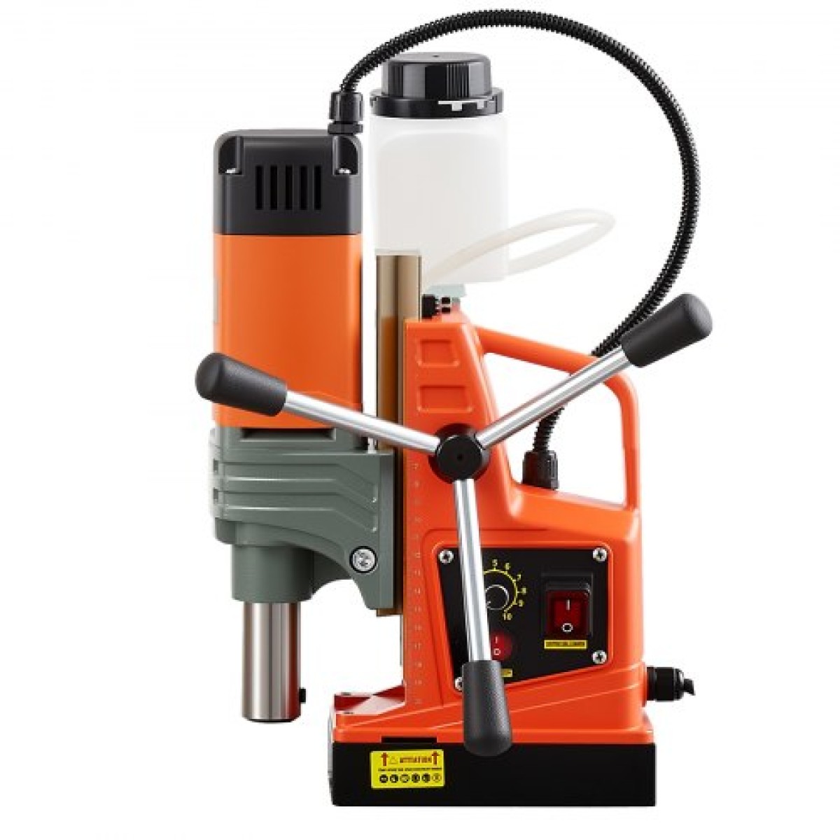 VEVOR Magnetic Drill Press, 1350 W, 50 mm Boring Diameter, Power Portable Mag Drill Press 12500N, 0–800 RPM Ρυθμιζόμενη ταχύτητα, με στέλεχος Weldon, για μεταλλική επιφάνεια, βιομηχανική και οικιακή βελτίωση