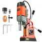 VEVOR Magnetic Drill Press, 1350 W, 50 mm Boring Diameter, Power Portable Mag Drill Press 12500N, 0–800 RPM Ρυθμιζόμενη ταχύτητα, με στέλεχος Weldon, για μεταλλική επιφάνεια, βιομηχανική και οικιακή βελτίωση
