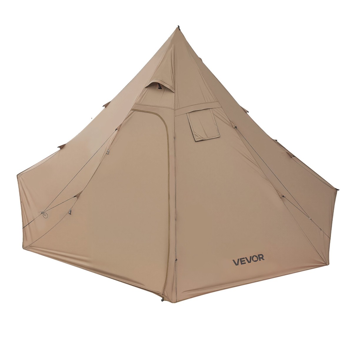 VEVOR Hot Tent για 4 Άτομα, Camping Tipi Hot Tents with Stove Jack & Inner Tent, Φορητές χειμερινές σκηνές κάμπινγκ με Snow Skint, Εύκολη ρύθμιση, Αδιάβροχες σκηνές καταφυγίου 4 εποχών για ψάρεμα backpacking