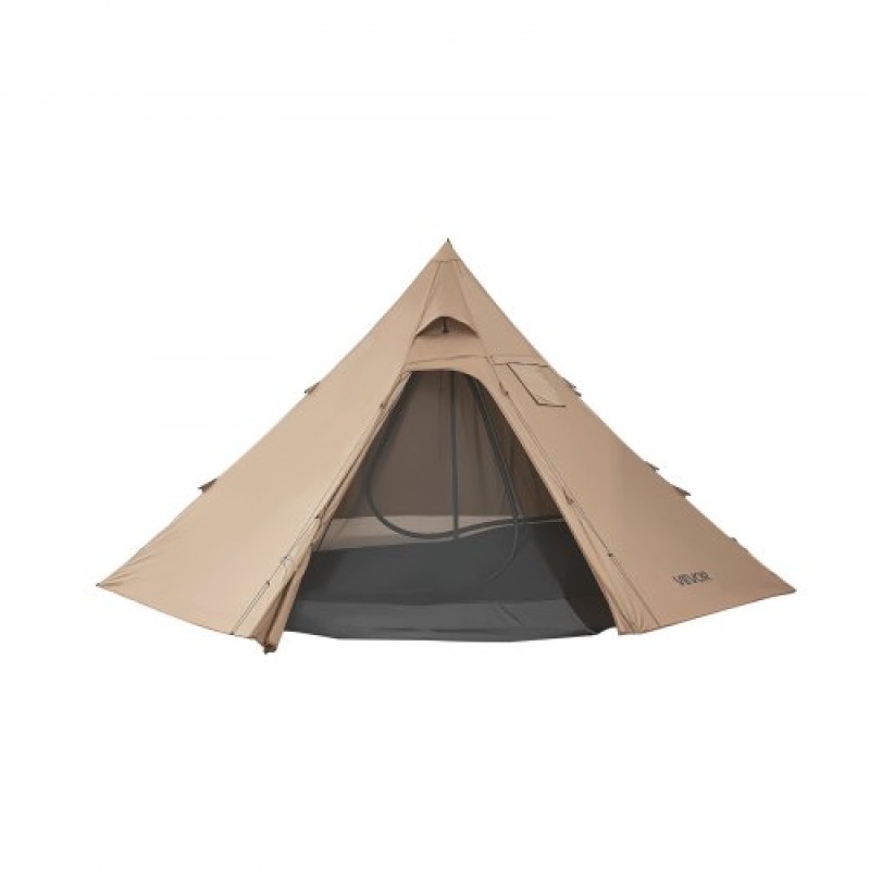 VEVOR Hot Tent για 4 Άτομα, Camping Tipi Hot Tents with Stove Jack & Inner Tent, Φορητές χειμερινές σκηνές κάμπινγκ με Snow Skint, Εύκολη ρύθμιση, Αδιάβροχες σκηνές καταφυγίου 4 εποχών για ψάρεμα backpacking