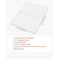 Χαλάκι καρέκλας VEVOR, 915 x 1225 mm Χαλάκι καρέκλας γραφείου για δάπεδα με μοκέτα, πλαστικό προστατευτικό χαλί δαπέδου με καρφιά, αντιολισθητικό και εύκολο στο καθάρισμα, ομαλή ολίσθηση κάτω από το γραφείο Χαλί για οικιακό γραφείο (ορθογώνιο)