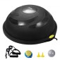 VEVOR Half Exercise Ball Trainer, 26 ιντσών Balance Ball Trainer, 1500lbs Capacity Stability Ball, Yoga Ball with Resistance Bands & Foot Pump, Strength Fitness Ball for Home Gym Workout Full Body Μαύρο