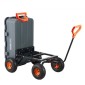 VEVOR Poly Garden Dump Cart Heavy-ty Yard Carts and Wagons 800 lbs/363,6 kg 10"/25,4 cm Ελαστικά