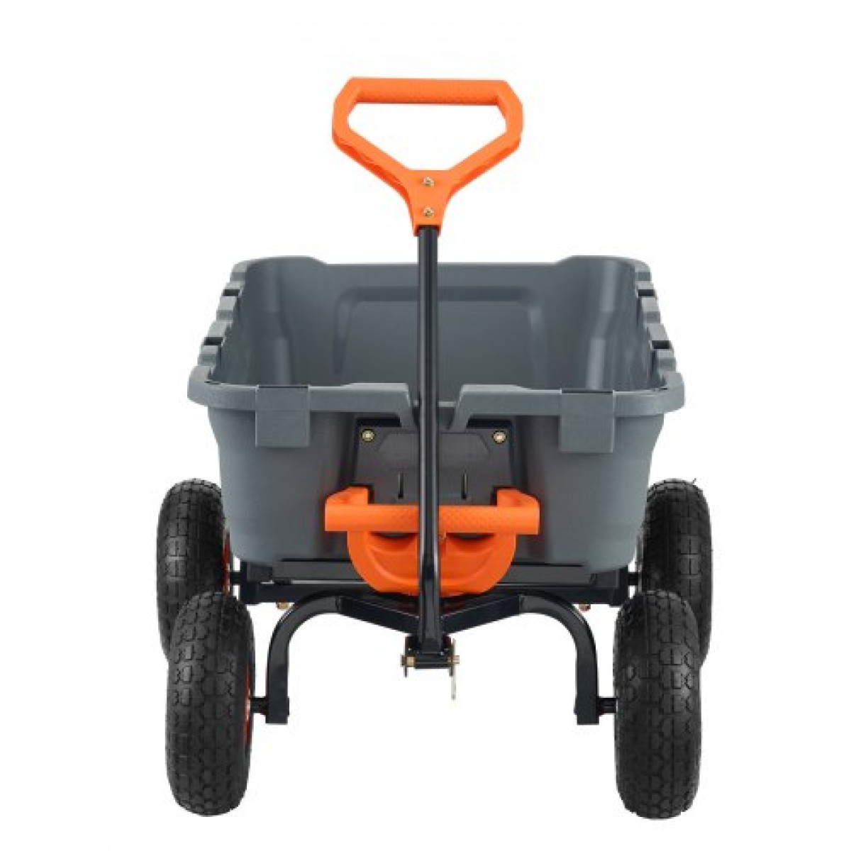 VEVOR Poly Garden Dump Cart Heavy-ty Yard Carts and Wagons 800 lbs/363,6 kg 10"/25,4 cm Ελαστικά