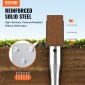 VEVOR No Dig Ground Anchor, 4 Pack 3,94 x 2,76 x 27,56 in/10 x 7 x 70 cm Βίδα DIY σε Post Stake, Περιλαμβάνει 6 Lag Bots & μια ράβδο, βαρέως τύπου ατσάλινη βάση στήριξης, ιδανική για ταχυδρομικές θέσεις και φράχτη