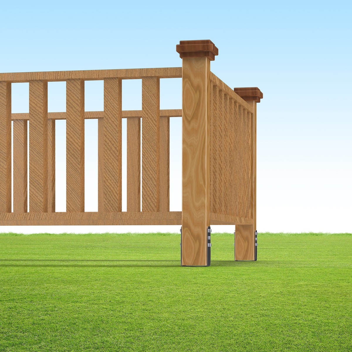 VEVOR No Dig Ground Anchor, 4 Pack 3,94 x 2,76 x 27,56 in/10 x 7 x 70 cm Βίδα DIY σε Post Stake, Περιλαμβάνει 6 Lag Bots & μια ράβδο, βαρέως τύπου ατσάλινη βάση στήριξης, ιδανική για ταχυδρομικές θέσεις και φράχτη