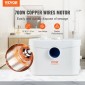 VEVOR Macerator Pump, 700W, 9600 L/h Flow, 32,8 ft/10 m Head, Macerator Pump Card Sump with 3 Water Introps for Wullet, Underground, Κουζίνα, Νεροχύτη, Ντους, Μπανιέρα Απόρριψη Λυμάτων Νερού