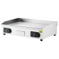 Εμπορική ηλεκτρική σχάρα VEVOR, 725 x 400 mm, 4400W, Ρυθμιζόμενος έλεγχος θερμοκρασίας 50-300°C, Πλήρης επίπεδη επιφάνεια ψησταριάς από ανοξείδωτο ατσάλι με 2 σπάτουλες και 2 βούρτσες, για μπριζόλα και τηγανίτα (ΧΩΡΙΣ ΠΙΣΩ)