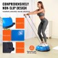 VEVOR Half Exercise Ball Trainer, 23 ιντσών Balance Ball Trainer, 660lbs Capacity Stability Ball, Yoga Ball with Resistance Bands & Foot Pump, Strength Fitness Ball for Home Gym, Full Body Workout, Μπλε