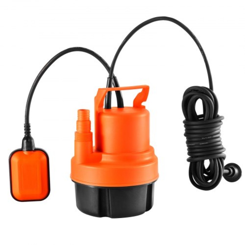 VEVOR Submersible Utility Pump Pump Pump Pump 320W 1585 GPH/6002 LPH 23 ft/7 m Head Water Pump
