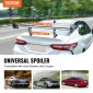 VEVOR Universal Rear Spoiler GT Style Adjustable Trunk Wing Car Racing 53,1"/135 cm