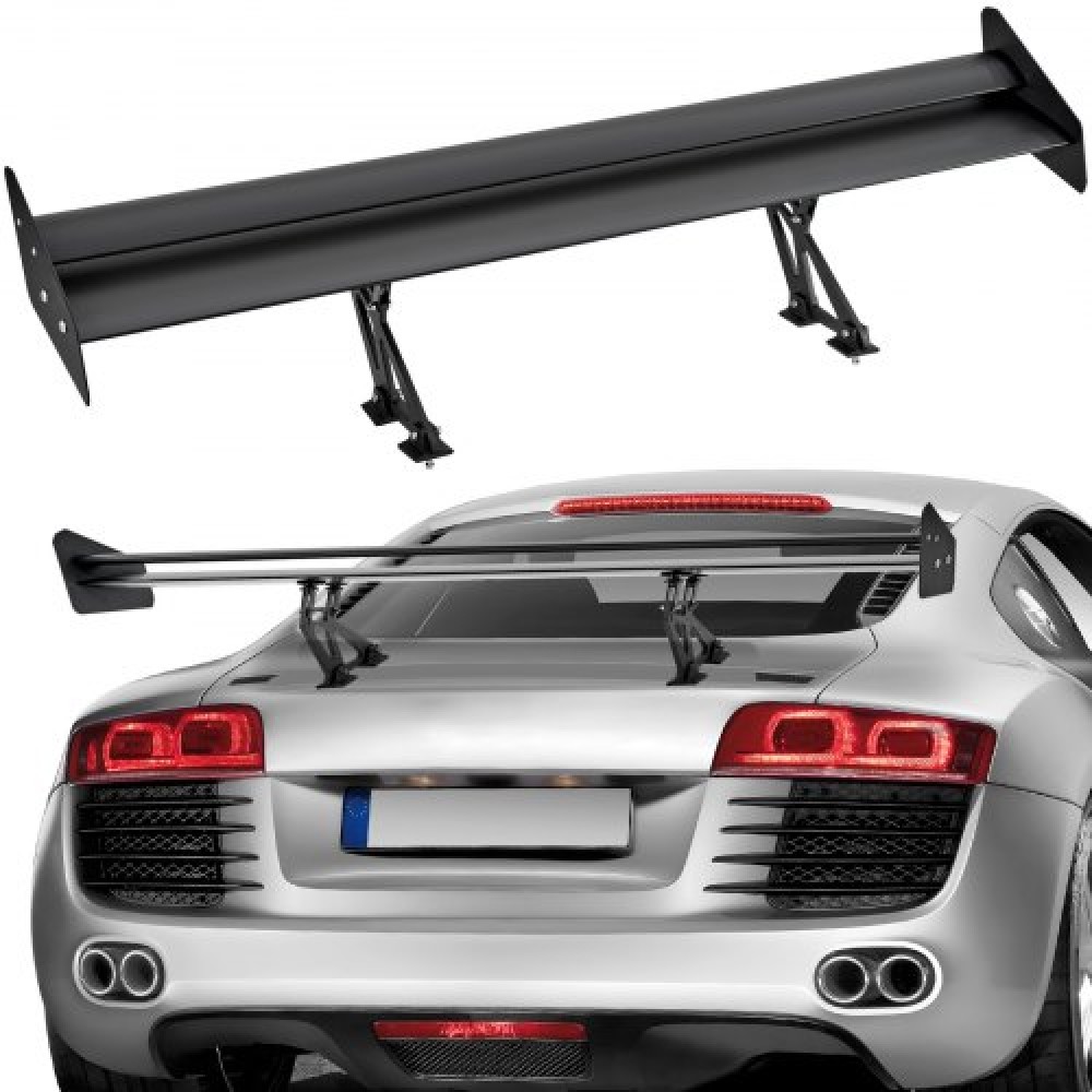 VEVOR Universal Rear Spoiler GT Style Adjustable Trunk Wing Car Racing 53,1"/135 cm