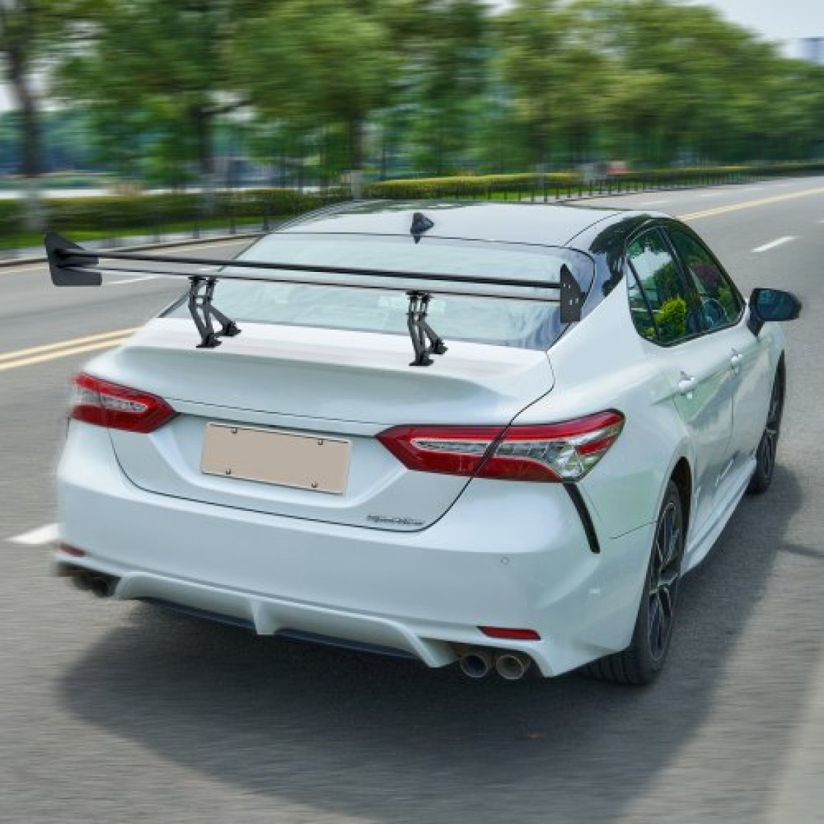 VEVOR Universal Rear Spoiler GT Style Adjustable Trunk Wing Car Racing 53,1"/135 cm