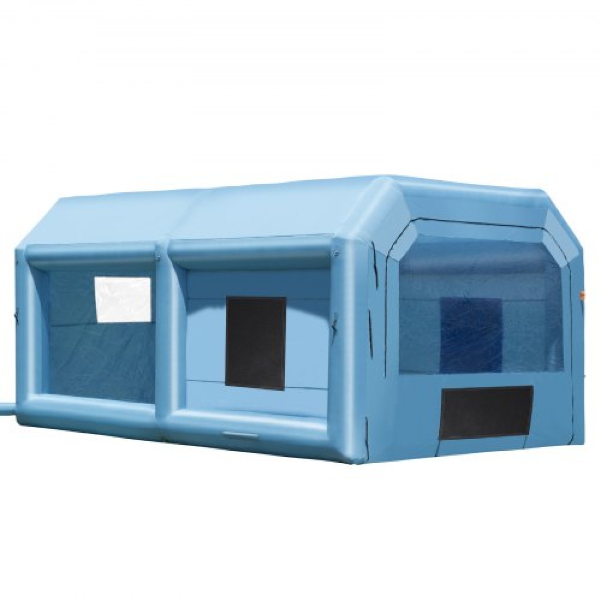 Φουσκωτός θάλαμος βαφής VEVOR, 21 x 13,5 x 9,8 ft/6,4 x 4,1 x 3 m Φουσκωτός θάλαμος ψεκασμού, με ισχυρό ανεμιστήρα και σύστημα φίλτρου αέρα 1100 W, φορητός θάλαμος βαφής αυτοκινήτου για μεσαίου μεγέθους οχήματα, βαφή μεγάλων επίπλων