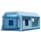 Φουσκωτός θάλαμος βαφής VEVOR, 21 x 13,5 x 9,8 ft/6,4 x 4,1 x 3 m Φουσκωτός θάλαμος ψεκασμού, με ισχυρό ανεμιστήρα και σύστημα φίλτρου αέρα 1100 W, φορητός θάλαμος βαφής αυτοκινήτου για μεσαίου μεγέθους οχήματα, βαφή μεγάλων επίπλων