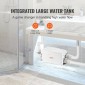 VEVOR Macerator Pump, 350W, 6000 L/h Flow, 23 ft/7 m Head, Macerator Pump Card Supply with 3 Introps Water for Underground, Κουζίνα, Νεροχύτη, Ντους, Μπανιέρα, Μηχάνημα Απόρριψης Λυμάτων Πλυντηρίου