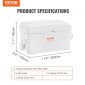 VEVOR Macerator Pump, 350W, 6000 L/h Flow, 23 ft/7 m Head, Macerator Pump Card Supply with 3 Introps Water for Underground, Κουζίνα, Νεροχύτη, Ντους, Μπανιέρα, Μηχάνημα Απόρριψης Λυμάτων Πλυντηρίου