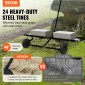 VEVOR Tow Behind Dethatcher, 48 ιντσών Tow Dethatcher με 24 Spring Steel Tines, Lawn Dethatcher Rake για ATV ή Mower, Tow Behind Lawn Rake with Lift Handle for Garden Farm Grass