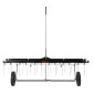 VEVOR Tow Behind Dethatcher, 48 ιντσών Tow Dethatcher με 24 Spring Steel Tines, Lawn Dethatcher Rake για ATV ή Mower, Tow Behind Lawn Rake with Lift Handle for Garden Farm Grass